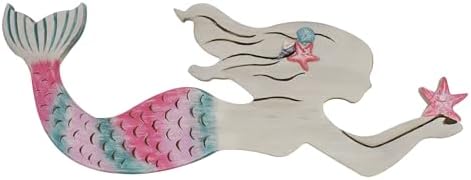 Rustic Mermaid Wall Decor Hanging Nautical Art