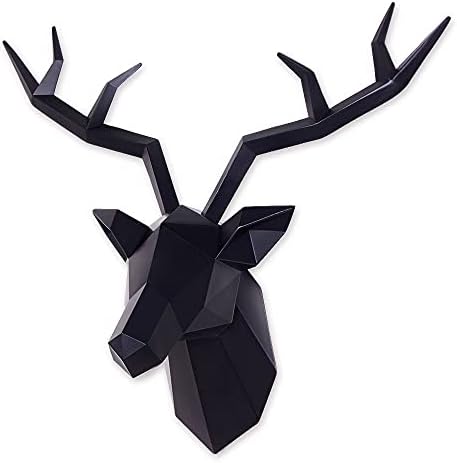 Keygift Black Deer Antlers Wall Sculpture 1