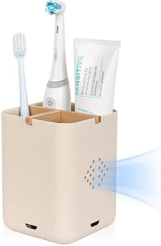 Durable 3-Slot Toothbrush Holder for Bathroom