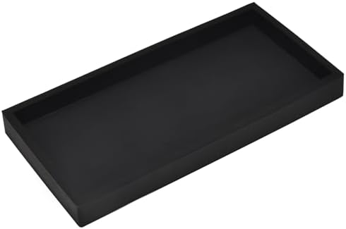 DNC 2PC 79 Inch Silicone Vanity Tray for Bathroom Counter