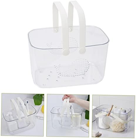 HOLIDYOYO Shower Basket with Handle Plastic Storage Organizer