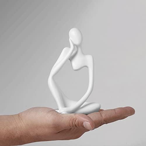 BrownLove 3pcs Decor Abstract Thinker Statues Resin Art Sculptures
