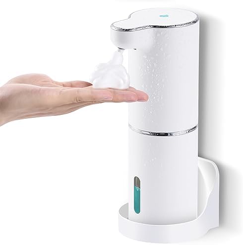 Touchless Foaming Soap Dispenser with Rechargeable USB Wall Mount White