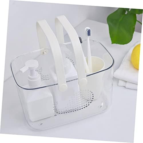 HEALLILY Portable Plastic Shower Basket with Handle