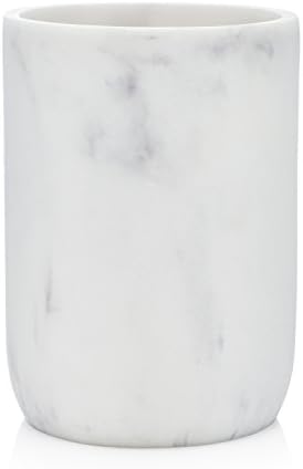 Essentra Home Blanc White Tumbler Bathroom Holder