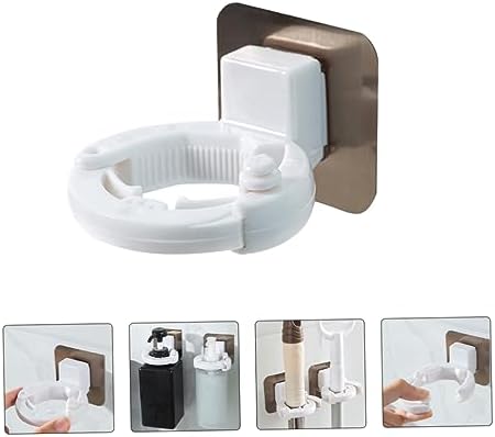 PRETYZOOM 3Pcs Wall Mounted Shower Gel Holder
