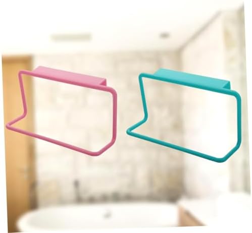 ULTECHNOVO 2pcs Door Towel Rack with Duster Cloth Hanger