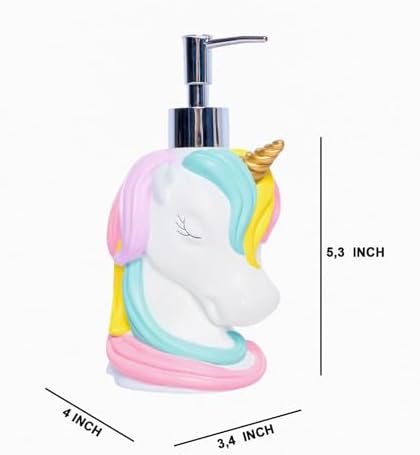Unicorn Soap Dispenser Bathroom Decor
