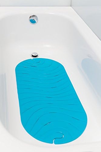 Boon B11192 Blue Ripple Textured Bath Mat