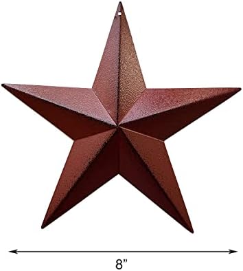 Grace Home Metal Patriotic Barn Star Wall Decor