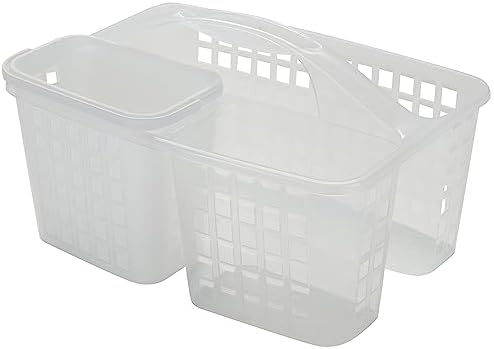 Bath Bliss 2 in 1 Portable Shower Caddy with Drain Holes