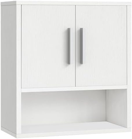 HOOBRO Wall Cabinet for Bathroom Medicine Cabinet White