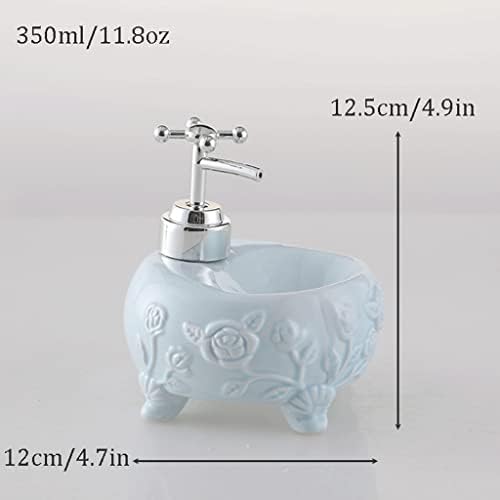 Farmhouse Ceramic Soap Dispenser 350Ml 118Oz Countertop Pump