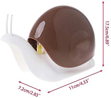 Cute Snail Soap Dispenser for Kitchen Bathroom Black