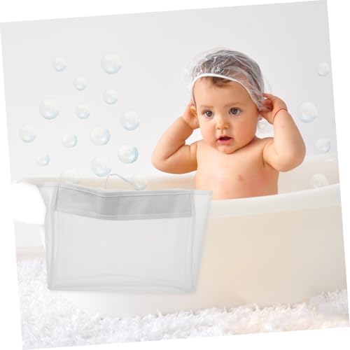 SOPOTUTU Portable Mesh Bath Toy Organizer with Quick Dry Design