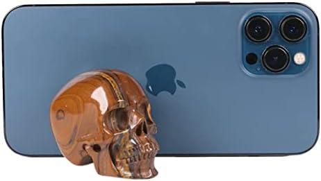 MRSKULL 25 Inch Tiger Iron Eye Skull Statue