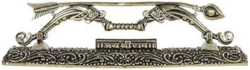 Small Superfine Brass Shri Ram Dhanush Hand-Carved Pooja Decor Showpiece Gift