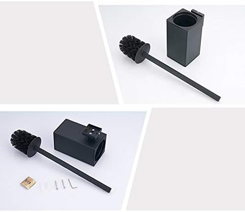 RETYLY Steel Brush Black Wall Mount Holder 1