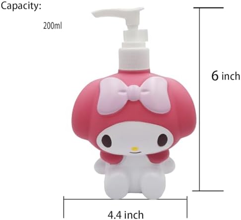 Hyever Cute Dinosaur Soap Dispenser Pump Reusable Refillable