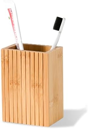 YURIAERY Natural Bamboo Toothbrush Holder 1