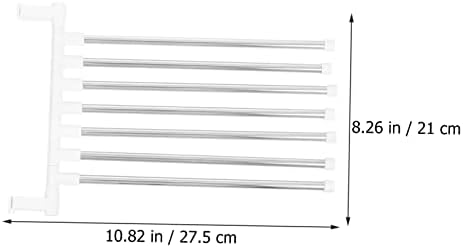 NUOBESTY 1Set Wall Mounted Towel Rack with Stainless Steel Design