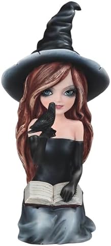 ICE ARMOR 7 Black Witch Girl Statue Fantasy Figurine