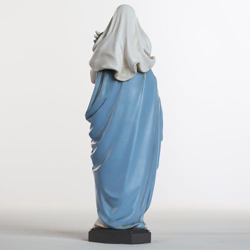 Grace4Joy 10 Inch Hand Painted Mary Statue