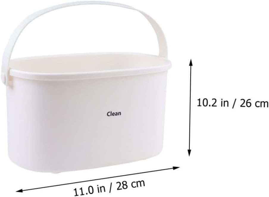 Ciieeo Portable Plastic Shower Basket with Handle 1