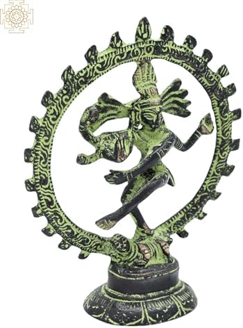 Exotic India Brass Nataraja Statue 3-Inch