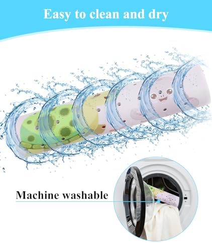 Secopad Baby Bath Mat with Suction Cups and Drain Holes 1