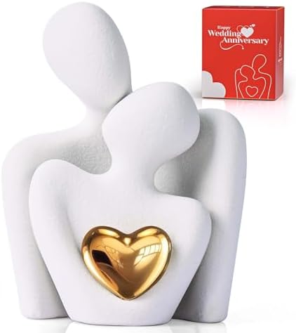 XMGZQ Mini Hugging Couple Statue for Home Decor 1