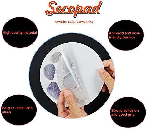 Secopad Non-Slip Bathtub Stickers with Premium Scraper