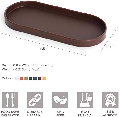 Lazy K Silicone Tray - Compact Multi-Purpose Organizer Black