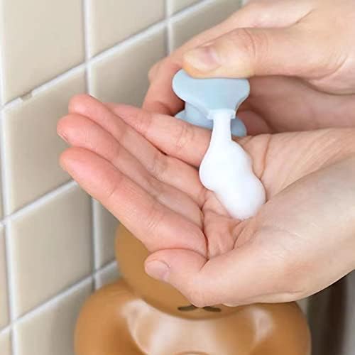 Cute Bear Foam Pump Bottle for Kids - Pink