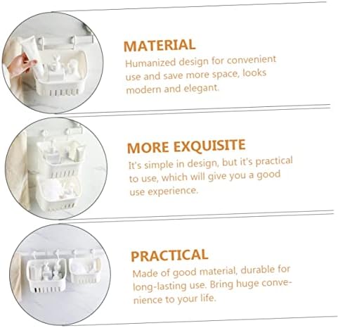 Multi-Function Wall Shower Basket for Toiletries and Kitchen Storage