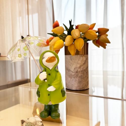 Etlemonde Duck Statue Resin Sculpture Home Decor
