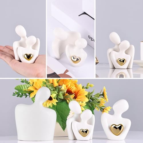 XMGZQ Mini Hugging Couple Statue for Home Decor 1
