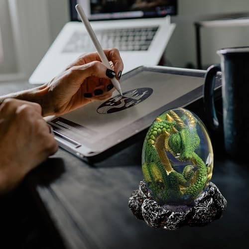 ACOCOFE Lava Dragon Egg with Green Base