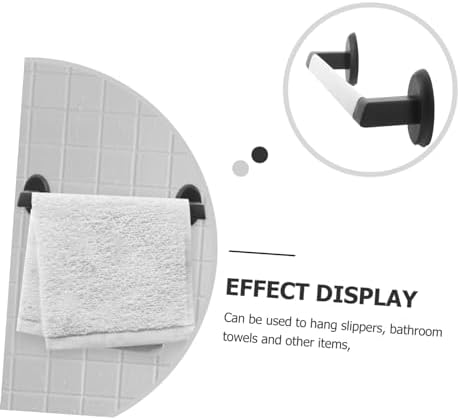 Hemobllo Wall Mounted Towel Rack Slipper Holder Organizer