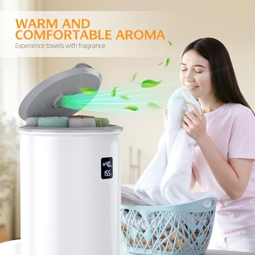 Luxury Hot Towel Warmer with LED Display and 24-Hour Delay