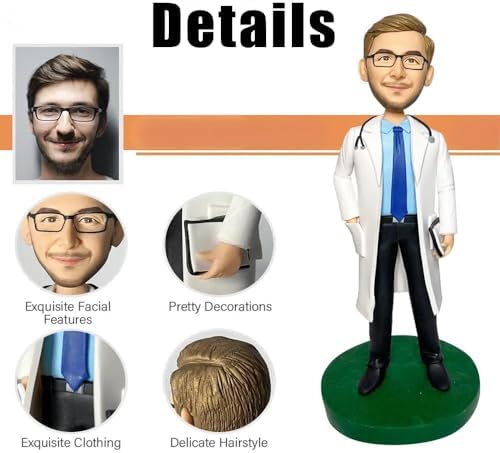 Custom Lady Bobblehead Figurine for Female Doctors and Dentists