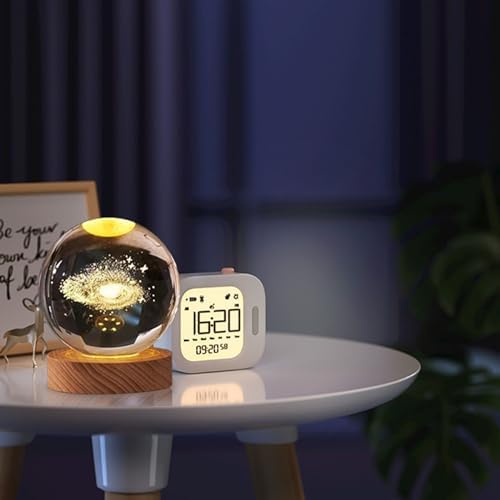 3D Solar System Crystal Ball Sculpture Home Decor 1
