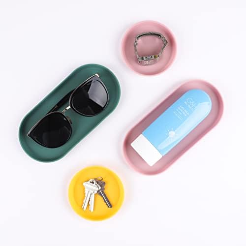 Blue Ginkgo Mini Silicone Trays - Set of 6