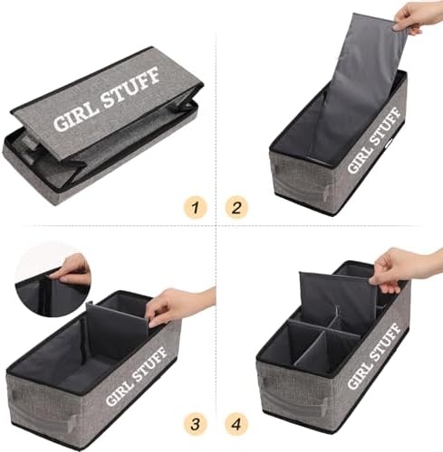 Lukeline Tampon Holder with Lid and Dividers 1-Pack