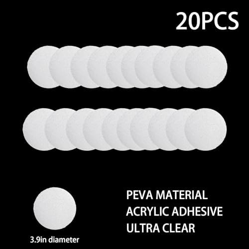 SANKEMU 20PCS Clear Non-Slip Bathtub Stickers