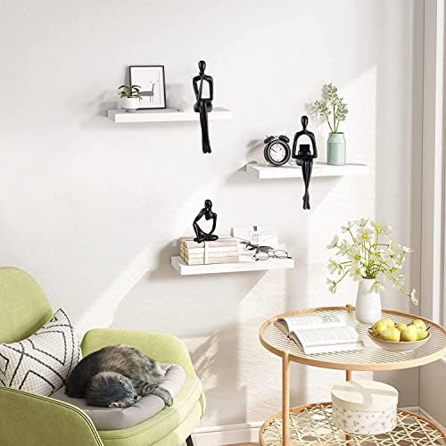 Prettidecor Thinker Statue Set of 3 Modern Abstract Resin Decor