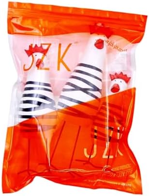 JZK 3 Wooden Chicken Ornament Set for Home Office Decor