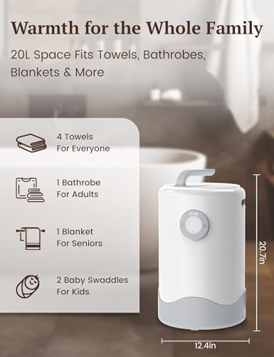 ZonLi Towel Warmer with Scented Discs 360 Wall Heating Auto Shut-Off