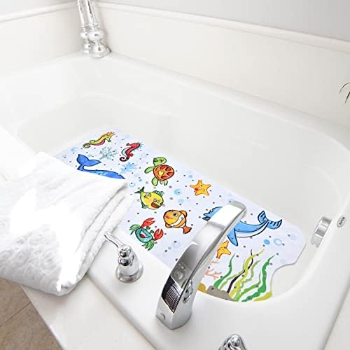 Tubozadi Baby Bath Mat with Suction Cups and Drain Holes