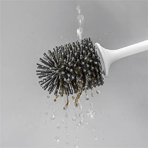 Eco-Friendly TPR Toilet Brush with Wall or Floor Mount